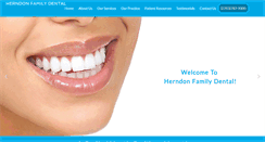 Desktop Screenshot of herndonfamilydental.com